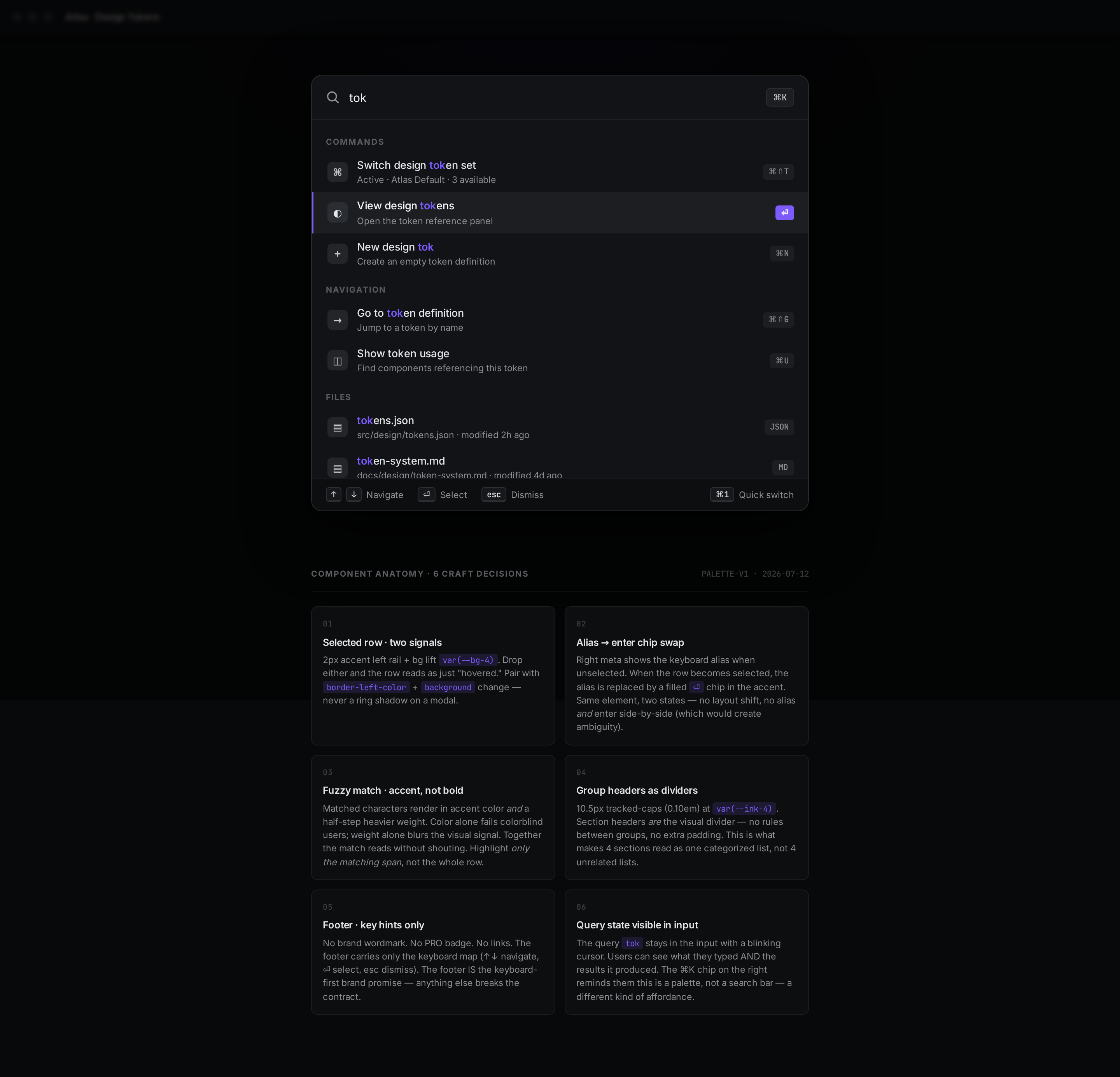 Command Palette — Keyboard-First Utility desktop