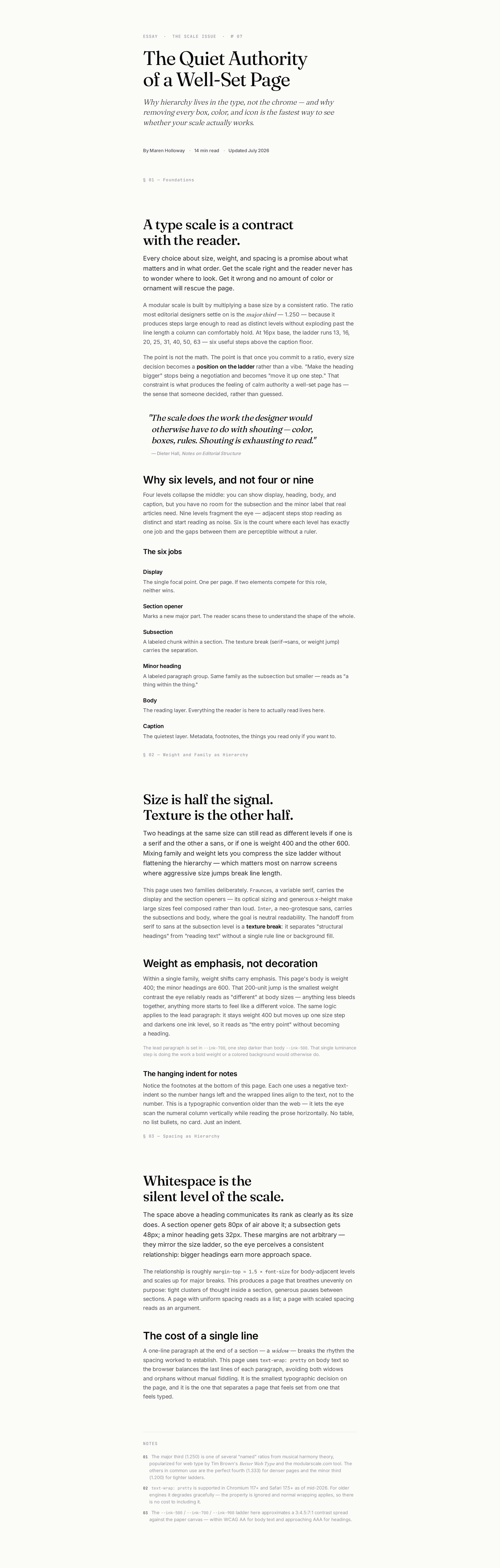 Editorial Type Scale desktop