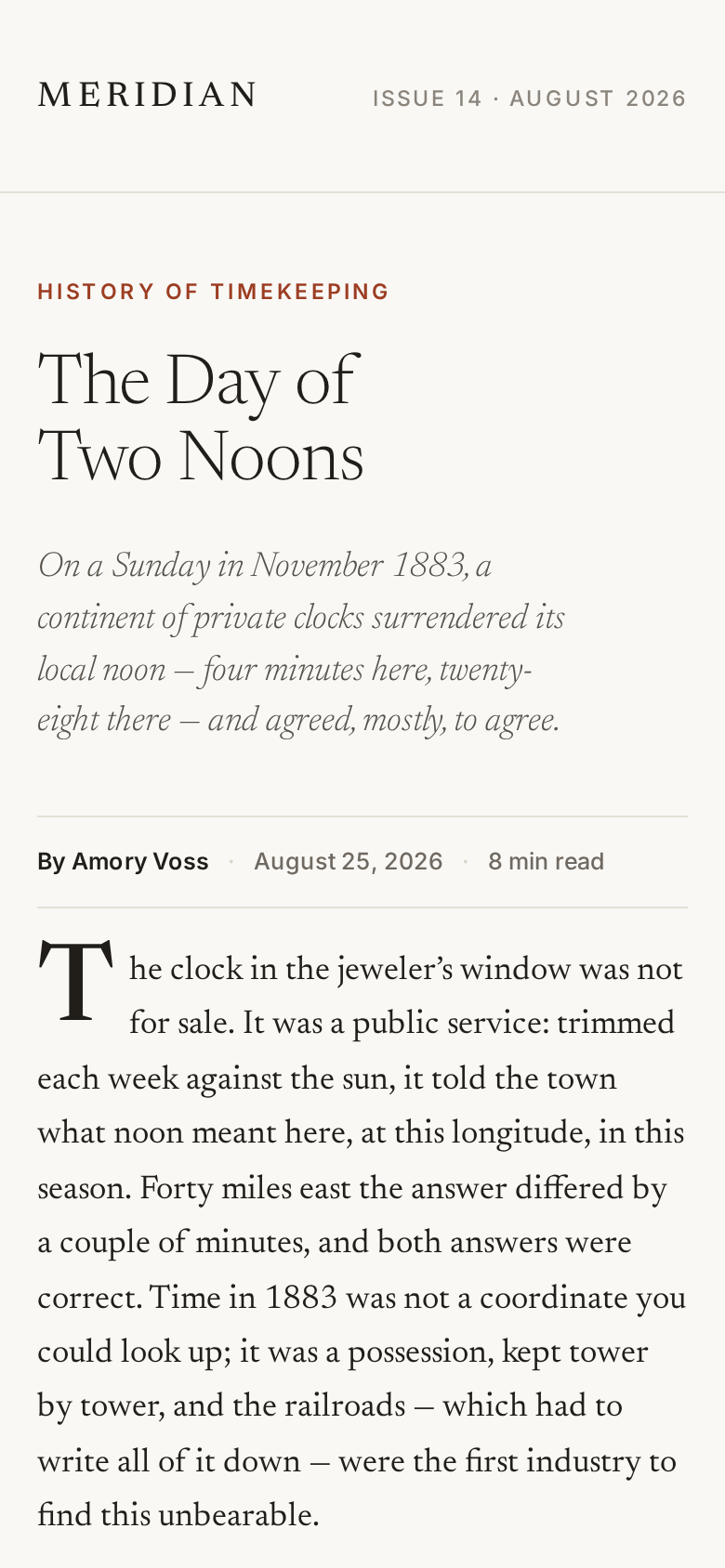 Orphan/Widow Control — The Day of Two Noons mobile